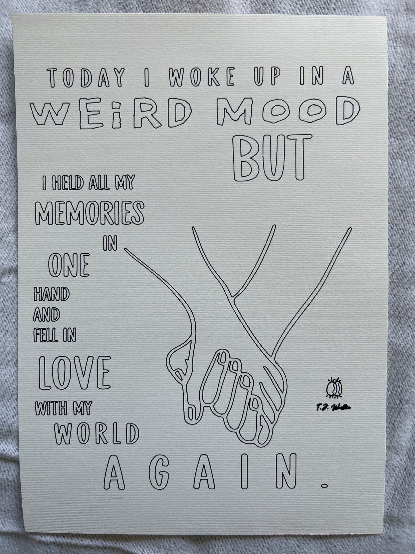 'Weird Mood' Print