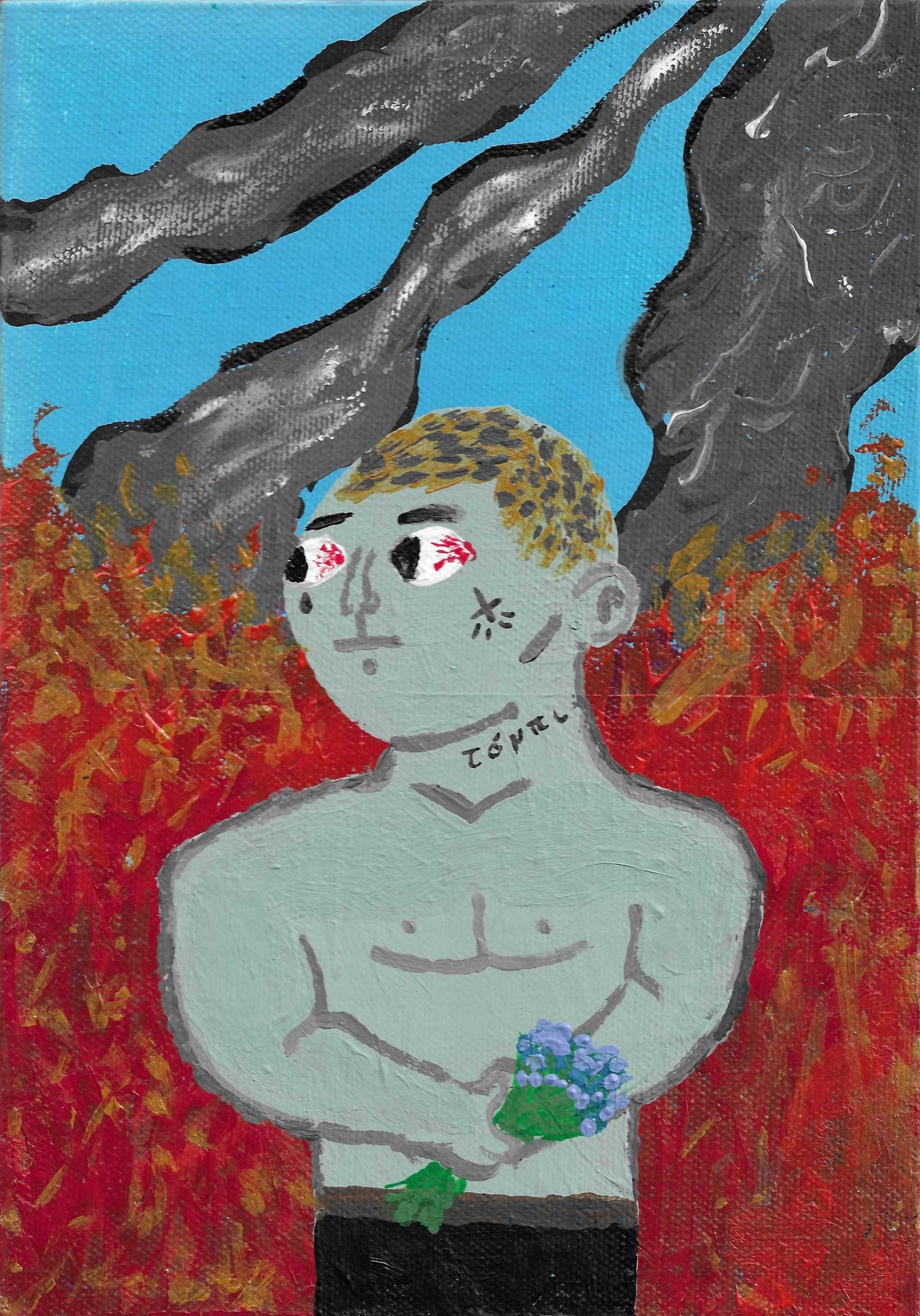 'Standing at the Edge of the World' Print