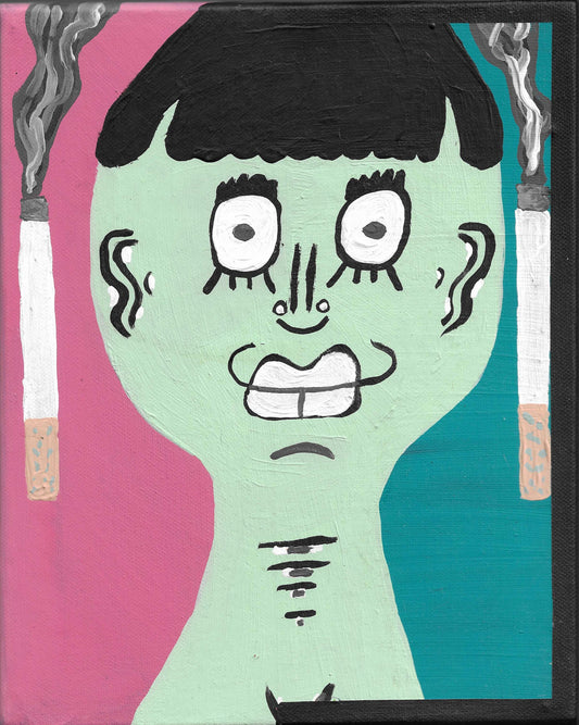 'Breakfast for a Nervous Neck' Print