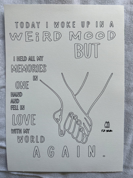 'Weird Mood' Print