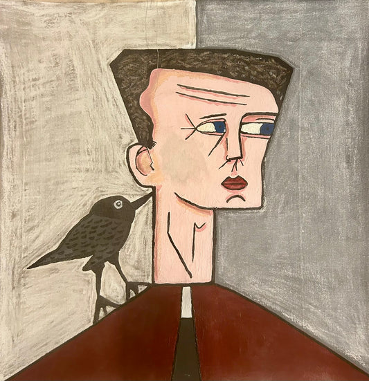 ‘BERNARD WITH CROW’