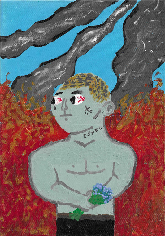 'Standing at the Edge of the World' Print